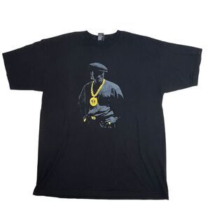 Upper Playground Men’s Nino Brown Graphic Short Sleeve T-Shirt Black Size XL